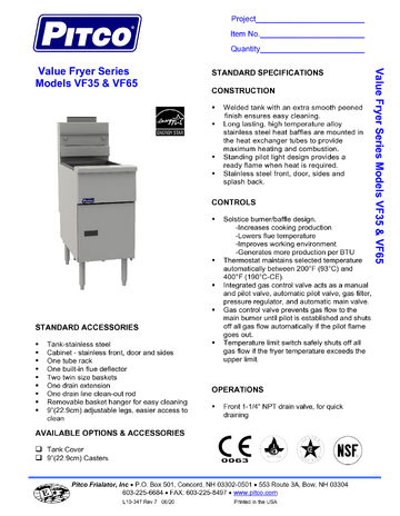Spec Sheet