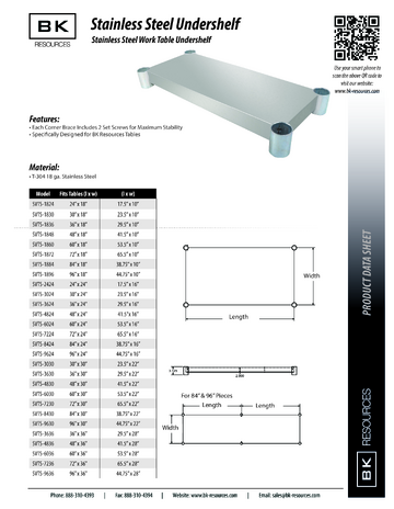 Spec Sheet