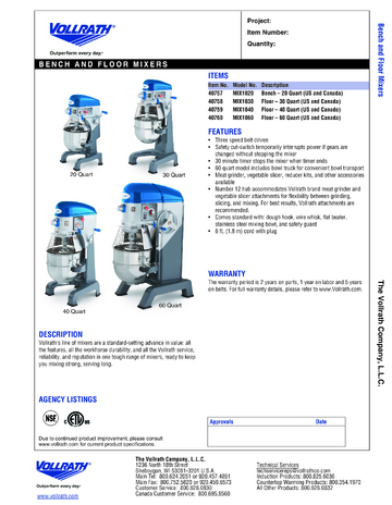 Spec Sheet