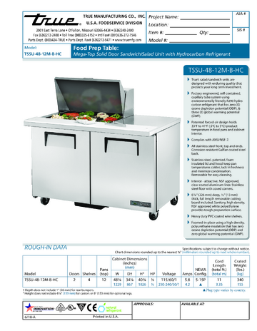 Spec Sheet