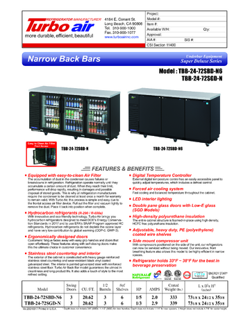 Spec Sheet