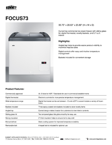 Spec Sheet