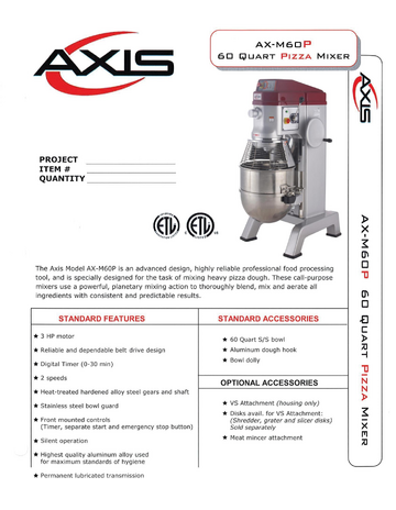 Spec Sheet