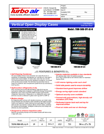 Spec Sheet