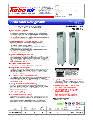 Spec Sheet