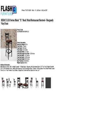 Spec Sheet