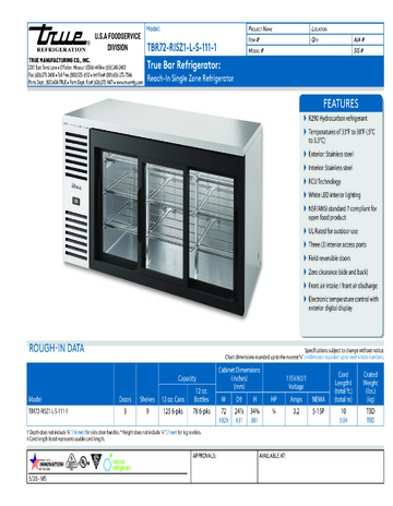 Spec Sheet