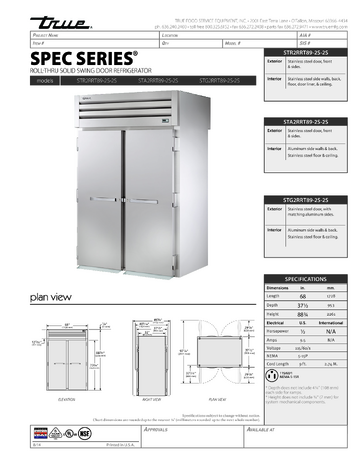 Spec Sheet