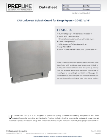 Spec Sheet