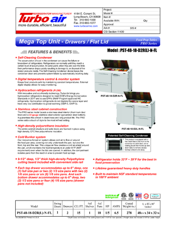 Spec Sheet