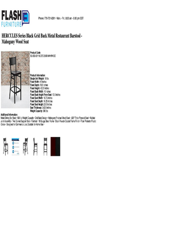 Spec Sheet