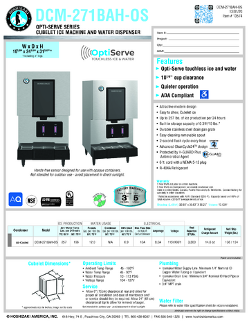 Spec Sheet