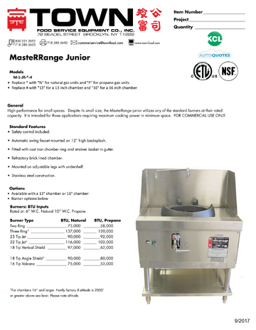 Spec Sheet