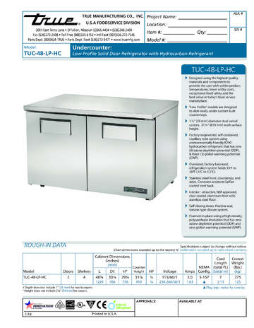 Spec Sheet