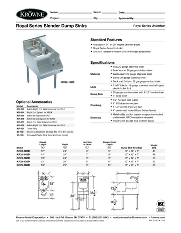 Spec Sheet