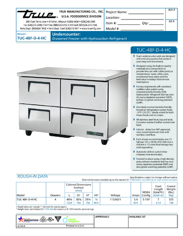 Spec Sheet