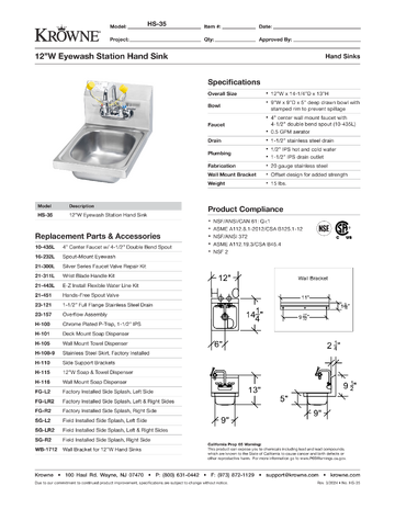 Spec Sheet
