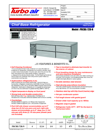 Spec Sheet