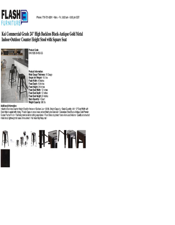 Spec Sheet