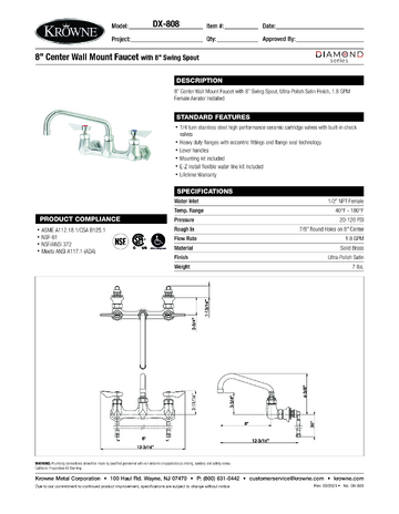 Spec Sheet