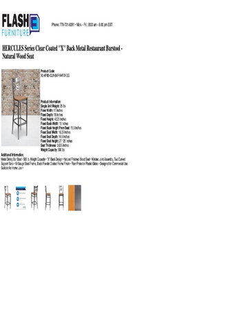 Spec Sheet