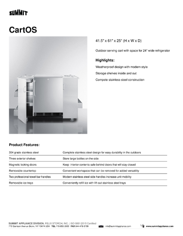 Spec Sheet