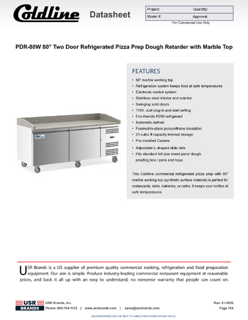 Spec Sheet