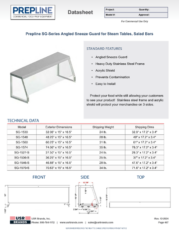 Spec Sheet