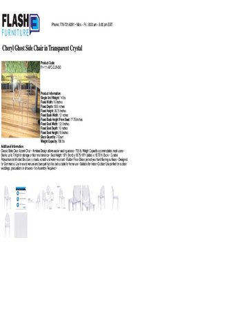 Spec Sheet