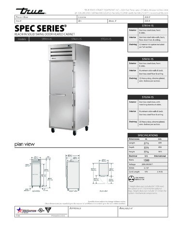Spec Sheet