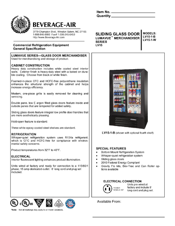 Spec Sheet