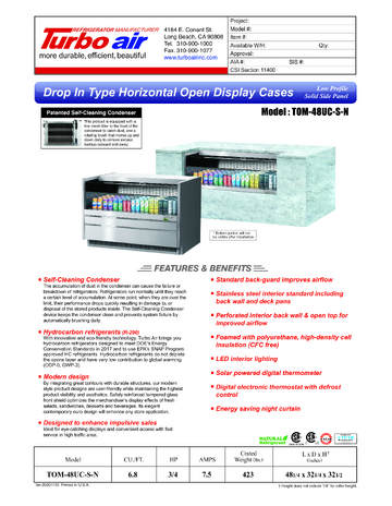 Spec Sheet