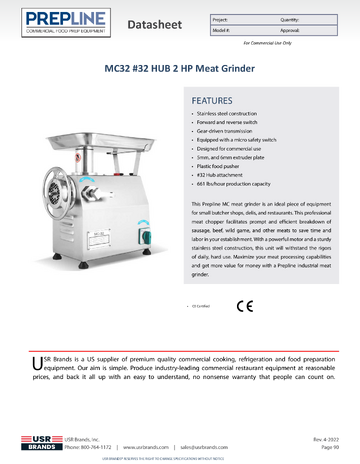 Spec Sheet