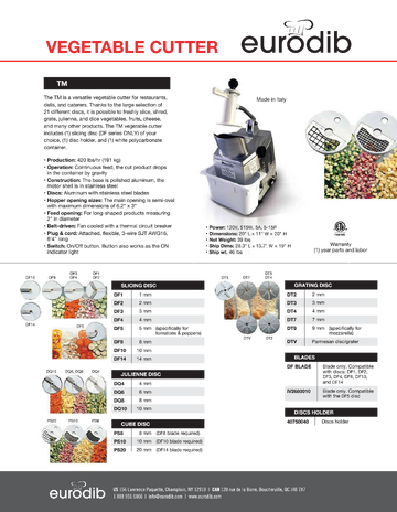 Spec Sheet