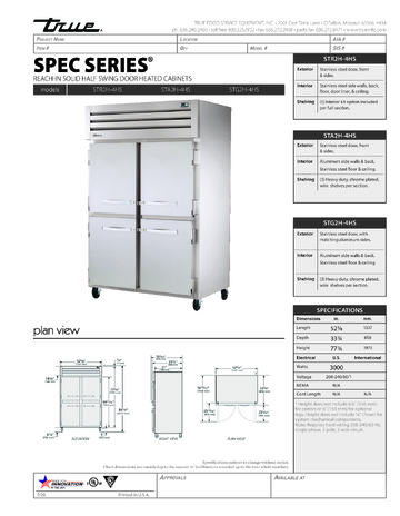 Spec Sheet