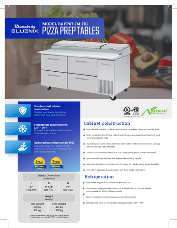 Spec Sheet
