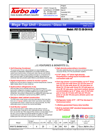 Spec Sheet