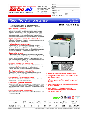 Spec Sheet