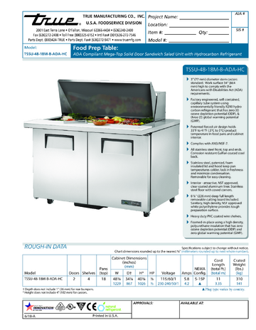 Spec Sheet