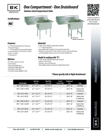 Spec Sheet