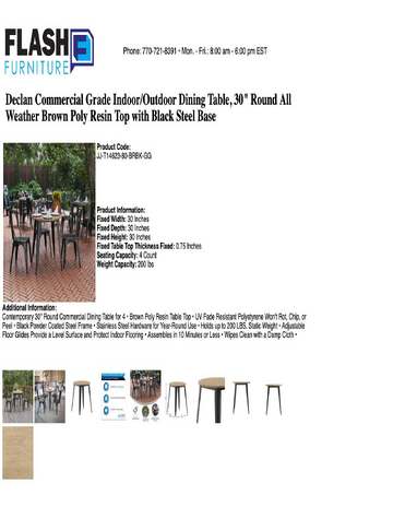 Spec Sheet