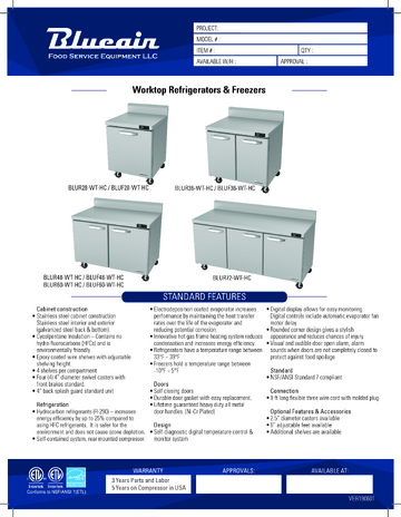 Spec Sheet
