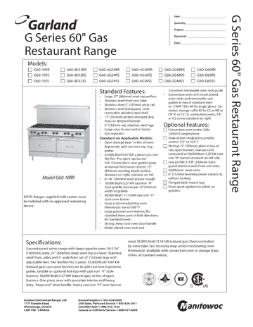 Spec Sheet