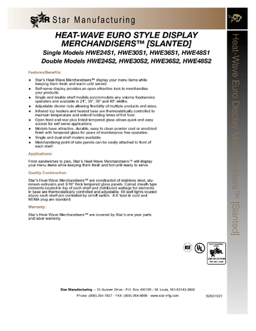 Spec Sheet