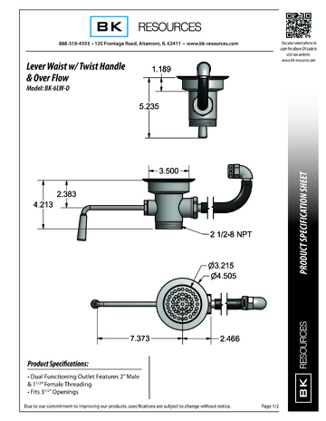 Spec Sheet
