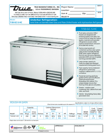 Spec Sheet
