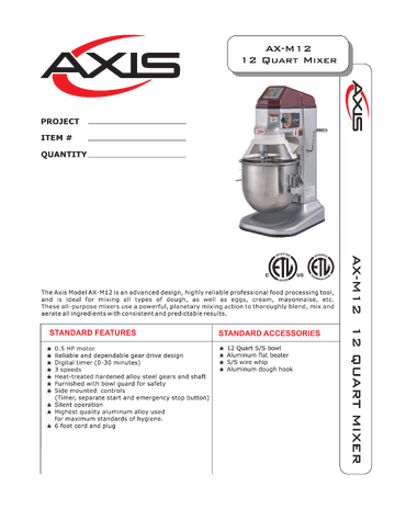 Spec Sheet
