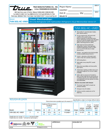 Spec Sheet