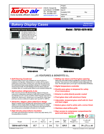 Spec Sheet