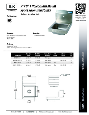 Spec Sheet